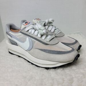 Nike Ld Waffle / Sacai Summit Men's Sneaker Size 8.5 Off-White Wolf Grey Rare